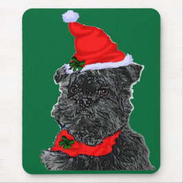 Tapis De Souris Cadeaux de Noël pour Affenpinscher