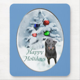 Tapis De Souris Cadeaux de Noël pour Manchester Terrier