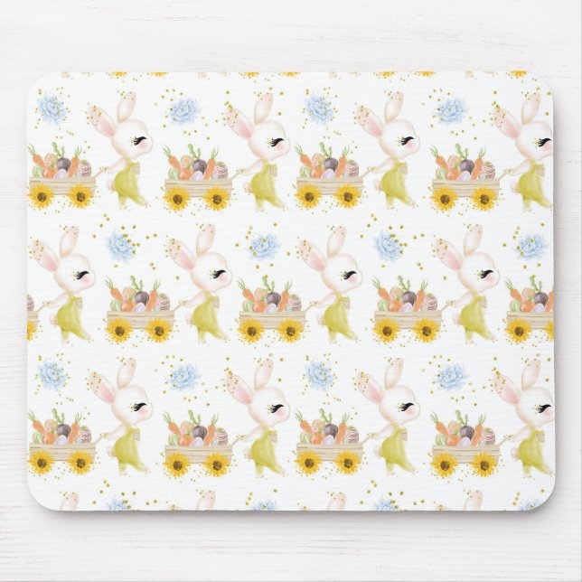 Tapis De Souris Cadeaux de Pâques pour les jeunes (Devant)