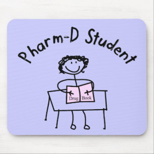 Tapis De Souris Cadeaux d'étudiant de pharmacie de PharmD