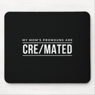 Tapis De Souris Cadeaux d'humour noir pour femmes Les pronoms de m