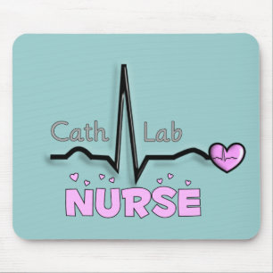 Tapis De Souris Cadeaux d'infirmière de laboratoire de cathédral