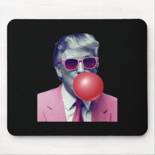 Tapis De Souris Cadeaux drôles de bubble gum Trump Yum