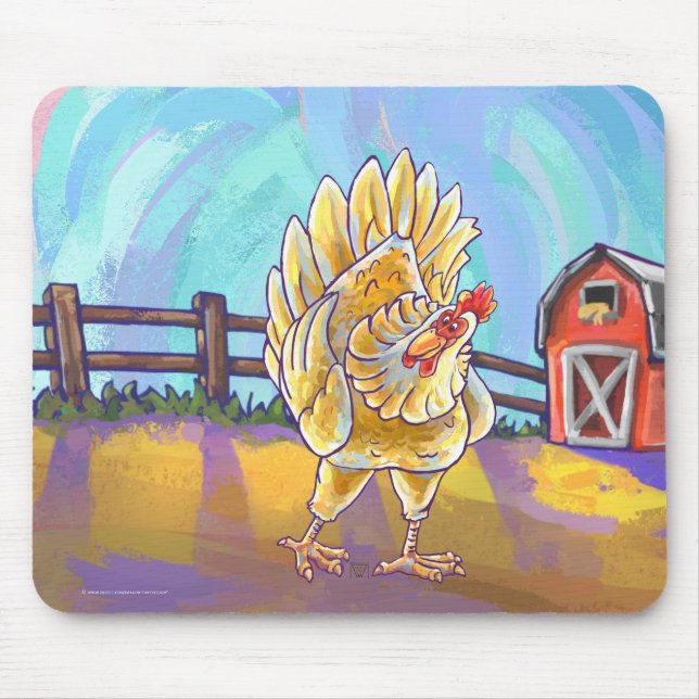Tapis De Souris Cadeaux et accessoires de poulet (Devant)
