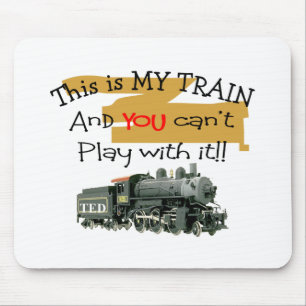 Tapis De Souris Cadeaux historiques de train--Énonciations hilare
