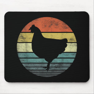 Tapis De Souris Cadeaux pour amateur de poulet drôle agriculteur r