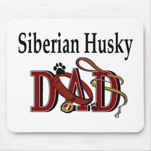 Tapis De Souris Cadeaux Siberian Husky Papa