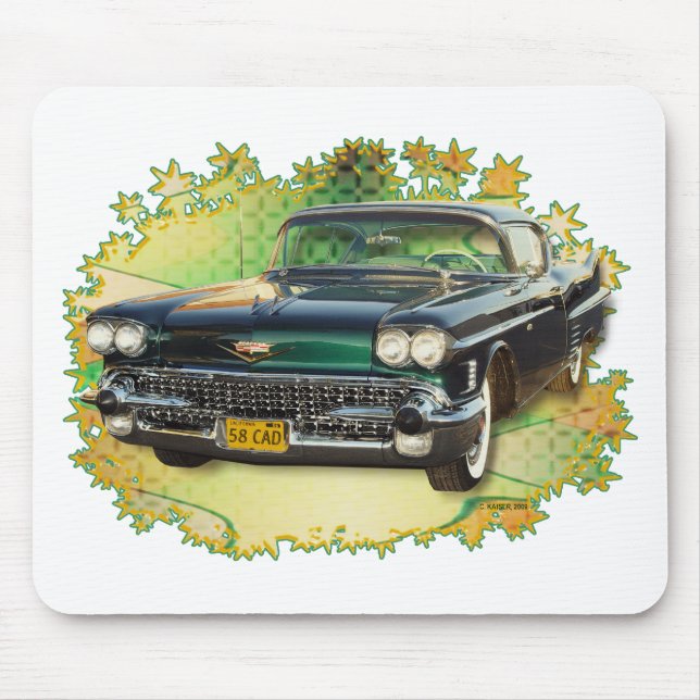TAPIS DE SOURIS CADILLAC 1958 #2 (Devant)