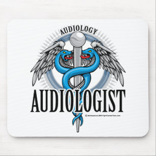 Tapis De Souris Caducée d'audiologiste