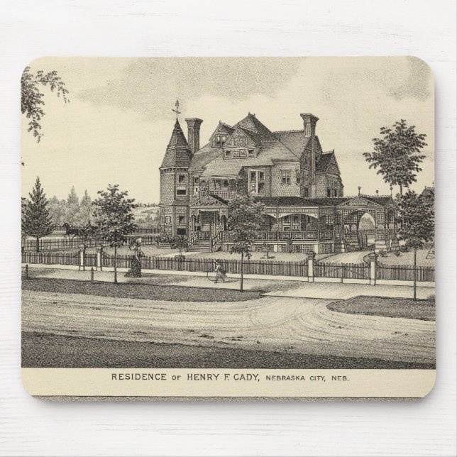 Tapis De Souris Cady et Kilpatrick, Nebraska (Devant)