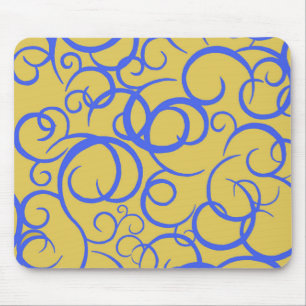 Tapis De Souris Café Bleu