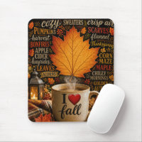 Café d'automne avec nuage de mots