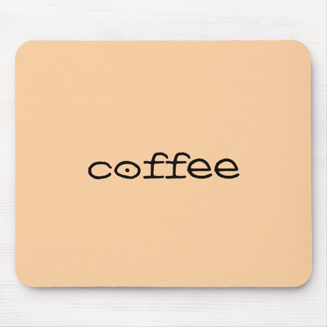 Tapis De Souris Café Mood Souris Cuir Tone Pad (Devant)