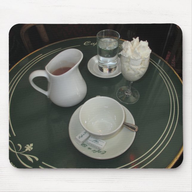Tapis De Souris Café Viennois au café de Paris (Devant)