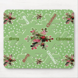 Tapis De Souris Caladium Joyeux Noël Mousepad