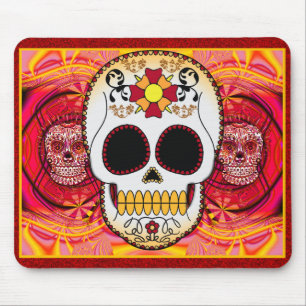 Tapis De Souris Calaveras rouge Mousepad