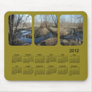 Tapis De Souris Calendrier 2012 de photo
