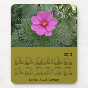 Tapis De Souris Calendrier 2012 floral