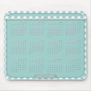 Tapis De Souris Calendrier 2014 Pad souris - Chex Blue