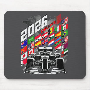 Tapis De Souris Calendrier 2026 Circuit de course Programme Lieux 