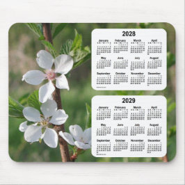 Tapis De Souris Calendrier 2028-2029 de Dogwood par Janz