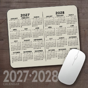 Tapis De Souris Calendrier 2 ans - vue annuelle
