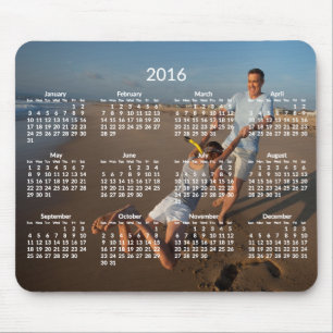 Tapis De Souris Calendrier annuel 2016 Mousepads Ajouter photo