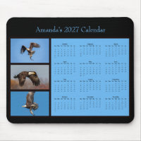 Calendrier de bureau personnalisable sur le pygarg