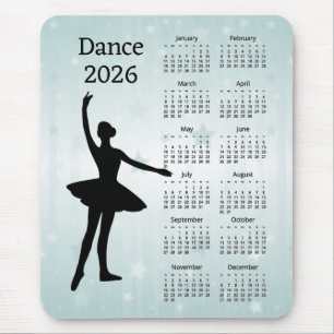 Tapis De Souris Calendrier de danse 2026