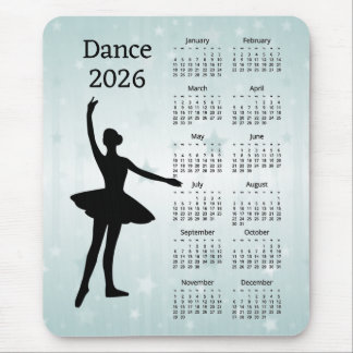 Tapis De Souris Calendrier de danse 2026