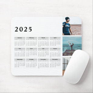 Tapis De Souris Calendrier de la Galerie personnalisée 2025, Gras