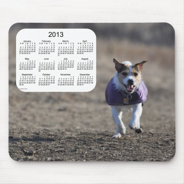 Tapis De Souris Calendrier des chiens 2013 (Devant)