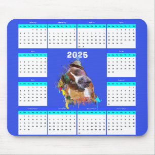 Tapis De Souris Calendrier des petits chiens de Pittie personnalis