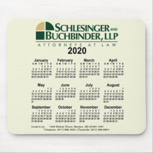 Tapis De Souris Calendrier personnalisé 2020 par Janz Mouse Pad