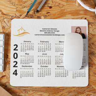 Tapis De Souris Calendrier personnalisé du logo commercial Marketi