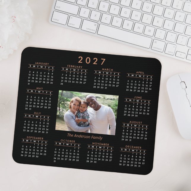 Tapis De Souris Calendrier personnalisé Keepsaké Photo 2023 (Créateur téléchargé)