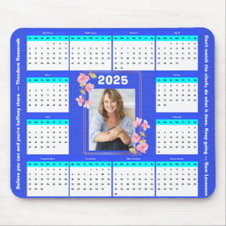 Tapis De Souris Calendrier photo du bureau central personnalisé