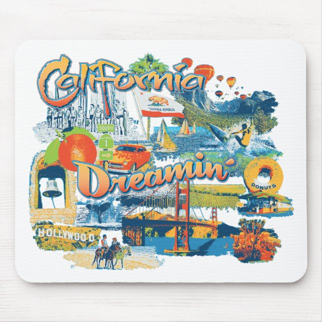 Tapis De Souris Californie (Devant)