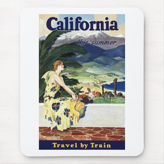 Tapis De Souris Californie cet été (Devant)