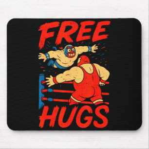 Tapis De Souris Câlins Humour de lutte Humour Lutteur Lutte Hommes