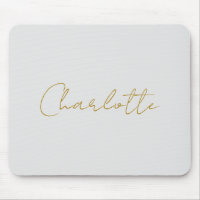 Calligraphie or couleur gris Personnalisé Edition