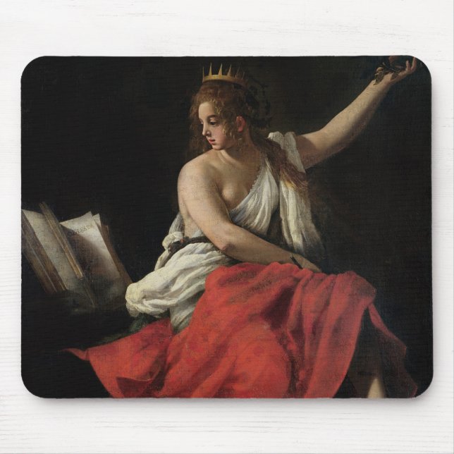 Tapis De Souris Calliope, Muse de la poésie épique (Devant)