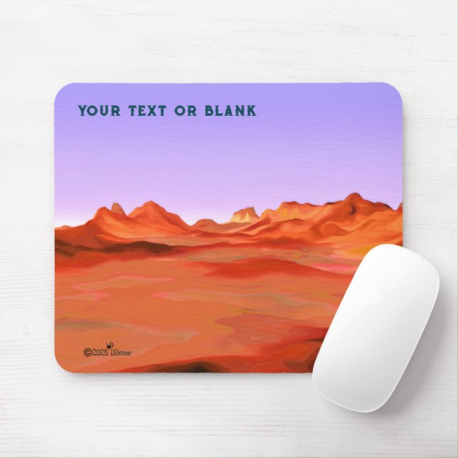 Tapis De Souris Calme du désert (Avec souris)