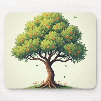Tapis De Souris Calmer le pavé de souris de l'arbre