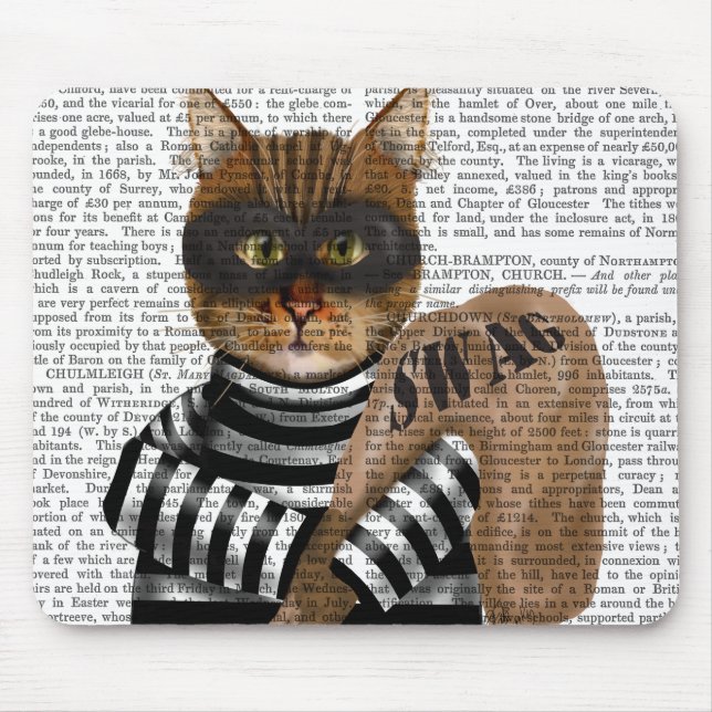 Tapis De Souris Cambriolage de chat (Devant)