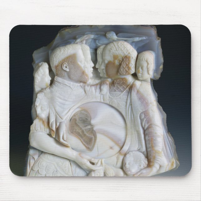 Tapis De Souris Camée dépeignant Cosimo de Medici (1519-74) et (Devant)