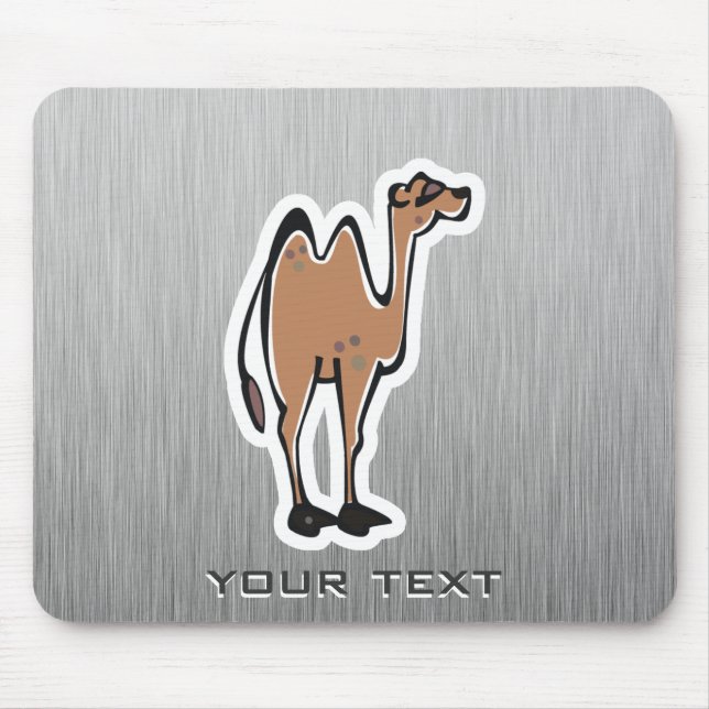 Tapis De Souris Camel mignon ; Aspect métallique (Devant)