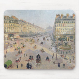 Tapis De Souris Camille Pissarro   l'avenue de L'Opera, Paris