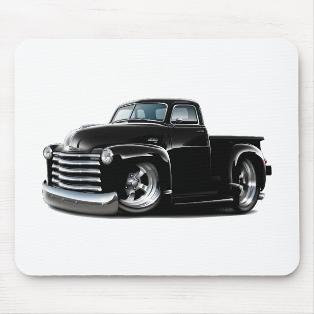 Tapis De Souris Camion 1950-52 noir de Chevy (Devant)