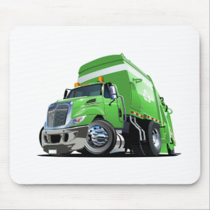 Tapis De Souris Camion à ordures de dessin